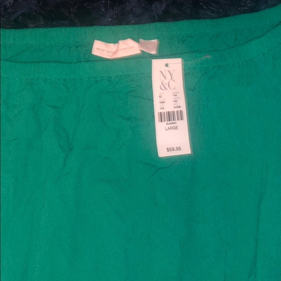 New York & Company Turquoise Romper - Picture 2 of 2